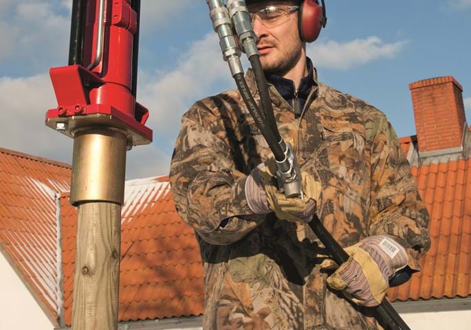 Гидравлический забивщик труб и опор HYCON HPD